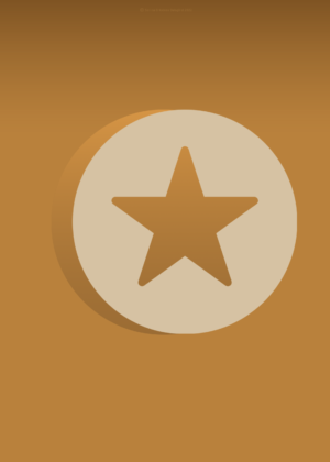 Golden star bronze