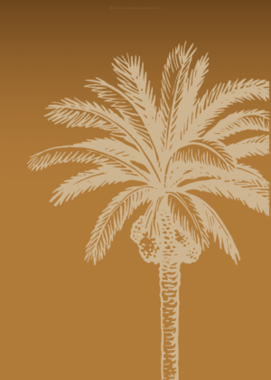 Gold palm bronze