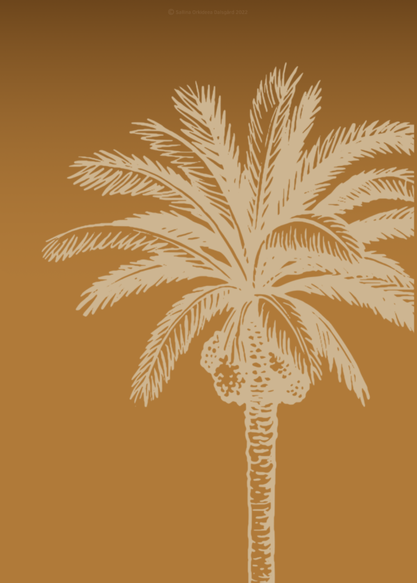 Gold palm bronze