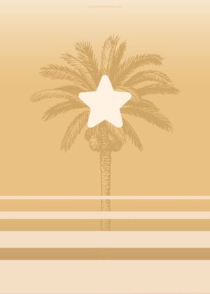 Star imprint on palm