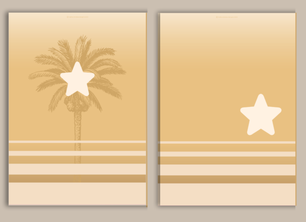 White Star imprint on the beach - Image 2